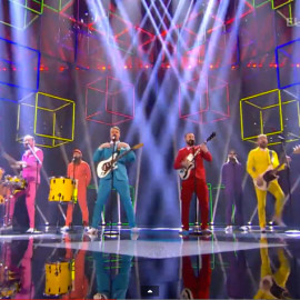 Wearing colourful Teletubbie-suits, the Icelanders seem to be very extravagant.